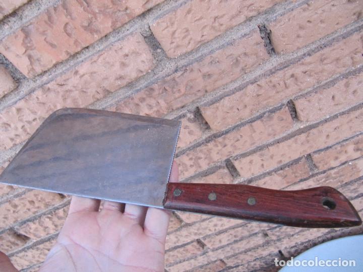Antig&uuml;edades: ANTIGUO MACHETE DE CARNICERO - Foto 11