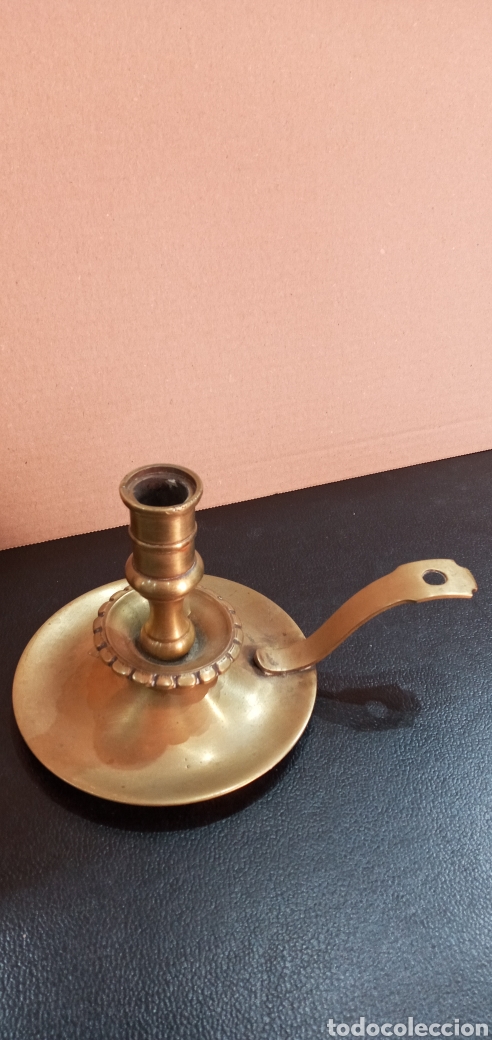 Antig&uuml;edades: ANTIGUA PALMATORIA DE BRONCE - Foto 3