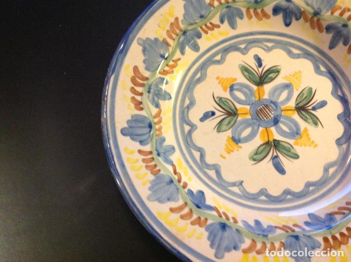 Antig&uuml;edades: plato de manises 23.5cm - Foto 4
