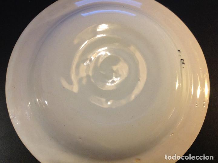 Antig&uuml;edades: plato de manises 23.5cm - Foto 3