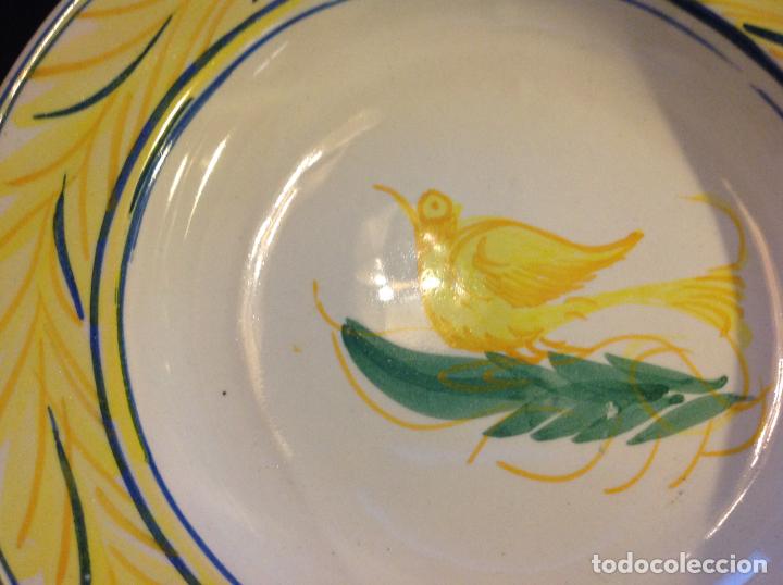 Antig&uuml;edades: plato de manises 23.5cm - Foto 3