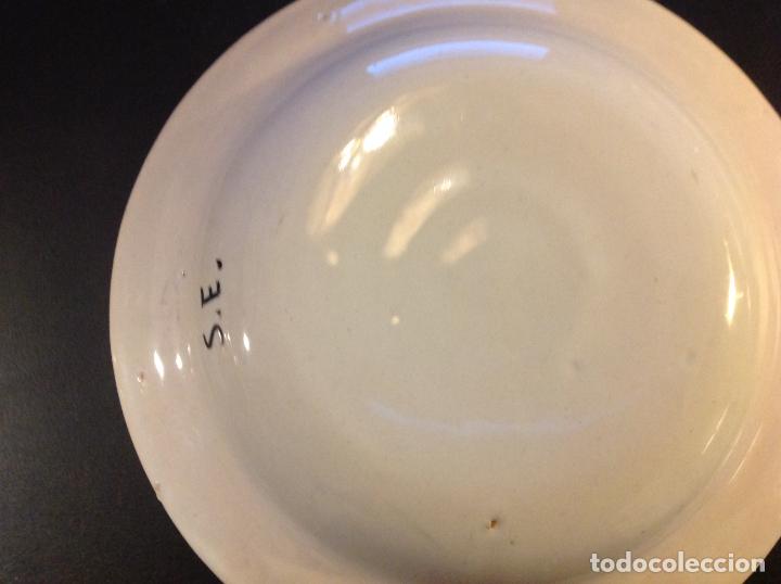 Antig&uuml;edades: plato de manises 23.5cm - Foto 2
