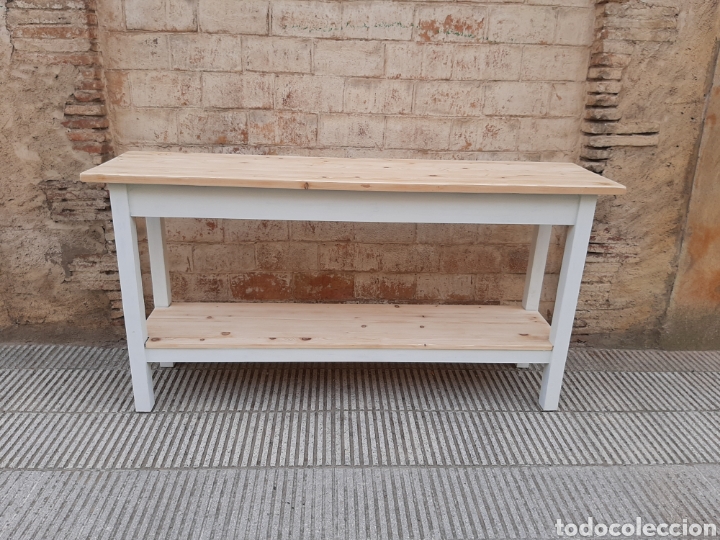 Antig&uuml;edades: Mesa de trabajo antigua - Foto 2