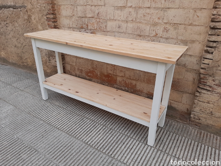 Antig&uuml;edades: Mesa de trabajo antigua - Foto 5