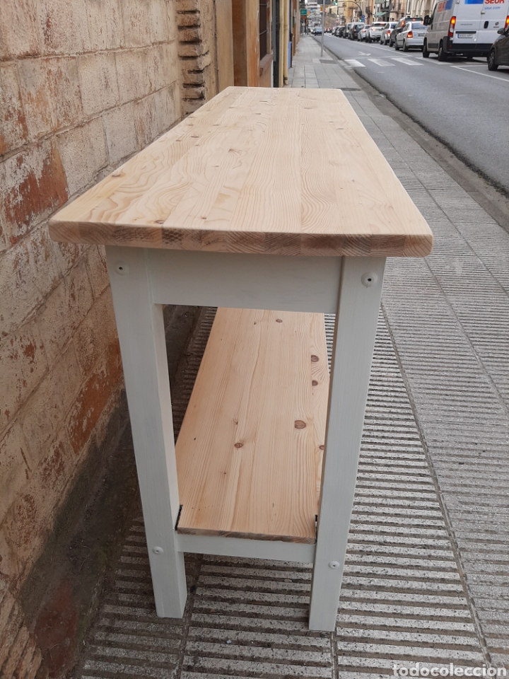 Antig&uuml;edades: Mesa de trabajo antigua - Foto 9