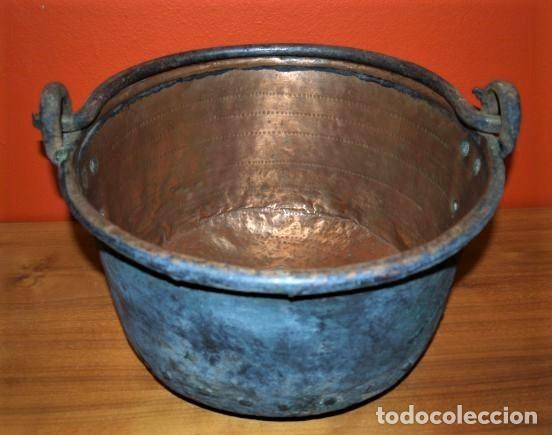 Antig&uuml;edades: Caldero de cobre - Foto 1