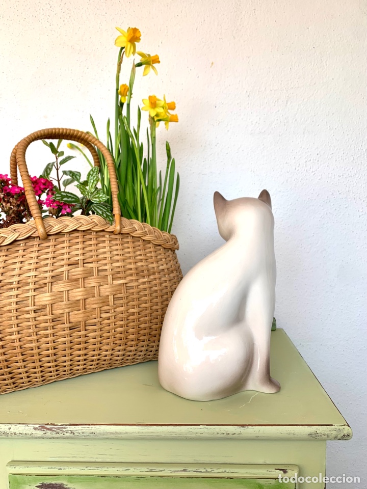 Antig&uuml;edades: Gato de Manises vintage. - Foto 6
