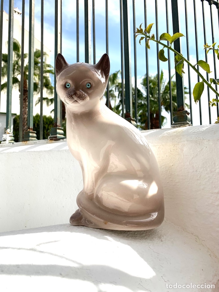 Antig&uuml;edades: Gato de Manises vintage. - Foto 7