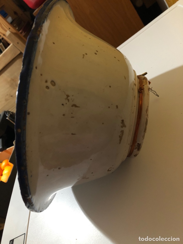 Antig&uuml;edades: Antiguo lebrillo de Manises. 29 cm de di&aacute;metro - Foto 3