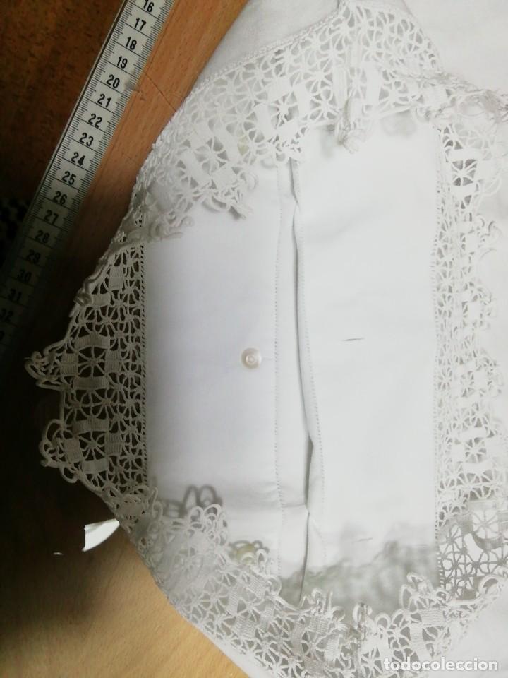 Antig&uuml;edades: *FUNDA DE ALMOHADA.ENCAJE GANCHILLO.(Rf:156/a) - Foto 3