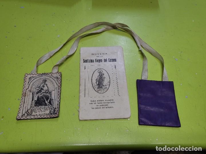 Antig&uuml;edades: NOVENA Y ESCAPULARIO DE LA SANTISIMA VIRGEN DEL CARMEN DE BURGOS - Foto 1