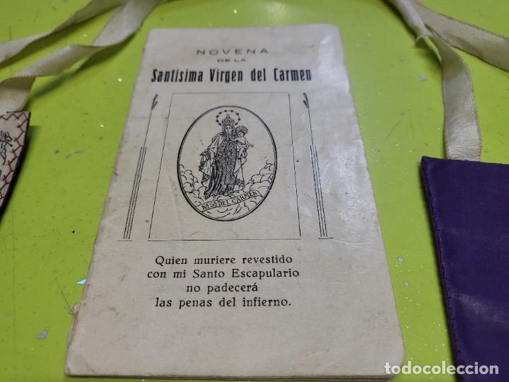 Antig&uuml;edades: NOVENA Y ESCAPULARIO DE LA SANTISIMA VIRGEN DEL CARMEN DE BURGOS - Foto 3