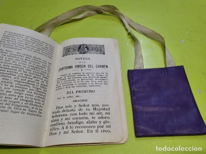 Antig&uuml;edades: NOVENA Y ESCAPULARIO DE LA SANTISIMA VIRGEN DEL CARMEN DE BURGOS - Foto 5