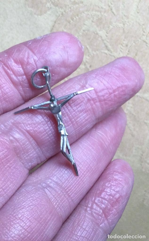 Antig&uuml;edades: CRUZ, CRUCIFIJO DE PLATA - Foto 3