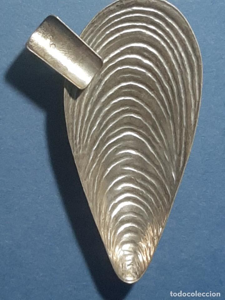 Antig&uuml;edades: Cenicero concha mejill&oacute;n plata - Foto 1