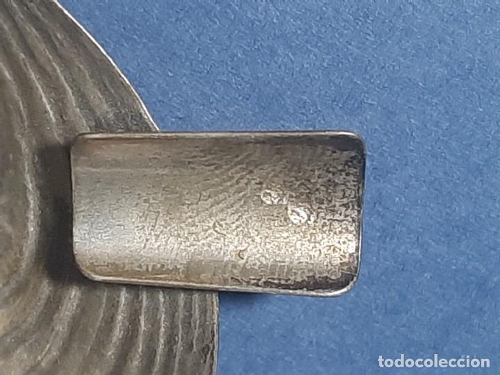 Antig&uuml;edades: Cenicero concha mejill&oacute;n plata - Foto 2