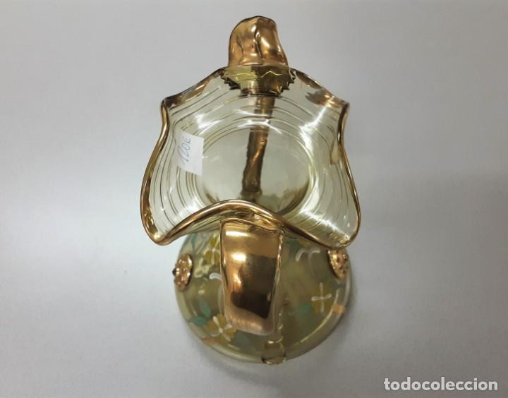 Antig&uuml;edades: Jarr&oacute;n de cristal esmaltado Cirera - Foto 2