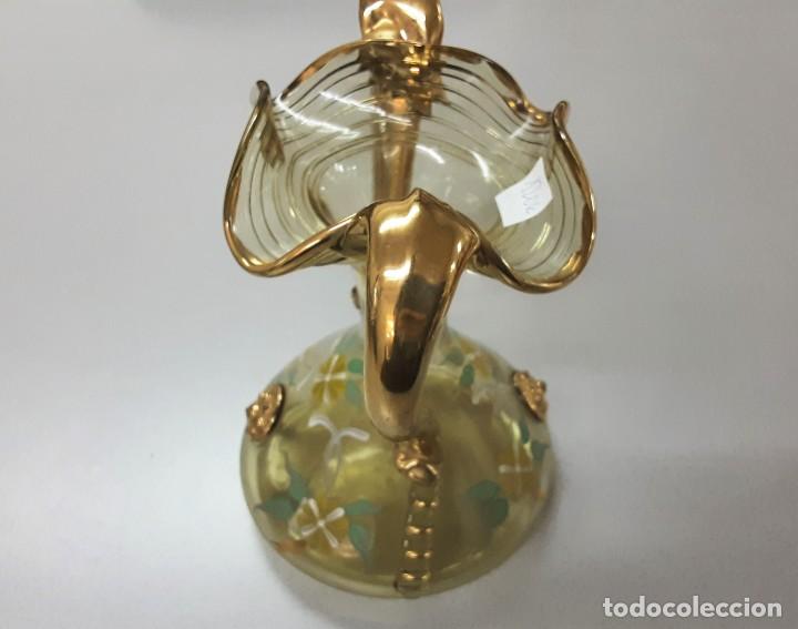 Antig&uuml;edades: Jarr&oacute;n de cristal esmaltado Cirera - Foto 3