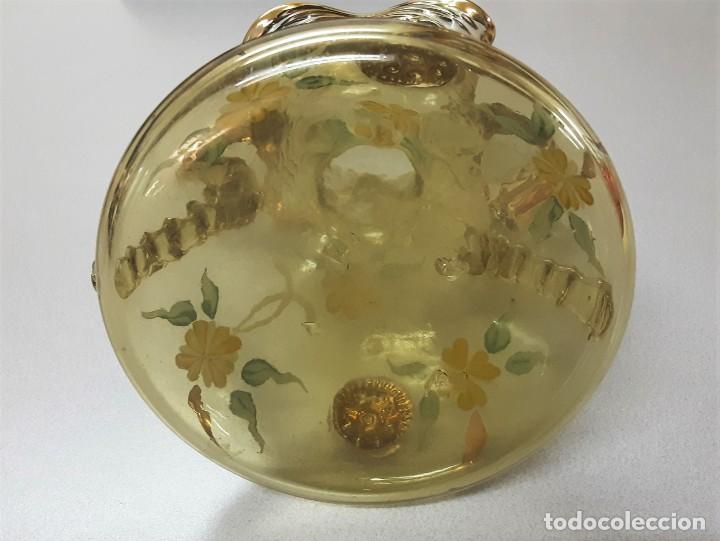 Antig&uuml;edades: Jarr&oacute;n de cristal esmaltado Cirera - Foto 7