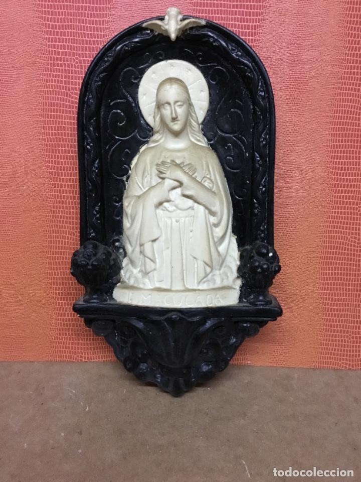 Antig&uuml;edades: Antiguo relieve virgen Inmaculada - Foto 1