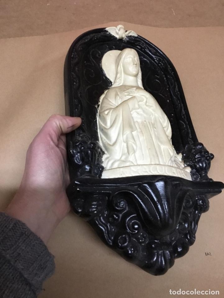 Antig&uuml;edades: Antiguo relieve virgen Inmaculada - Foto 3
