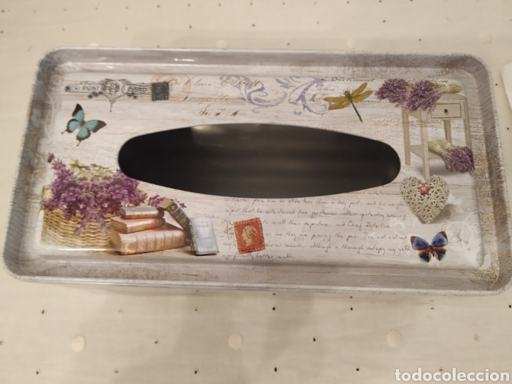 Antig&uuml;edades: Caja tissues comprada en boutique - Foto 2