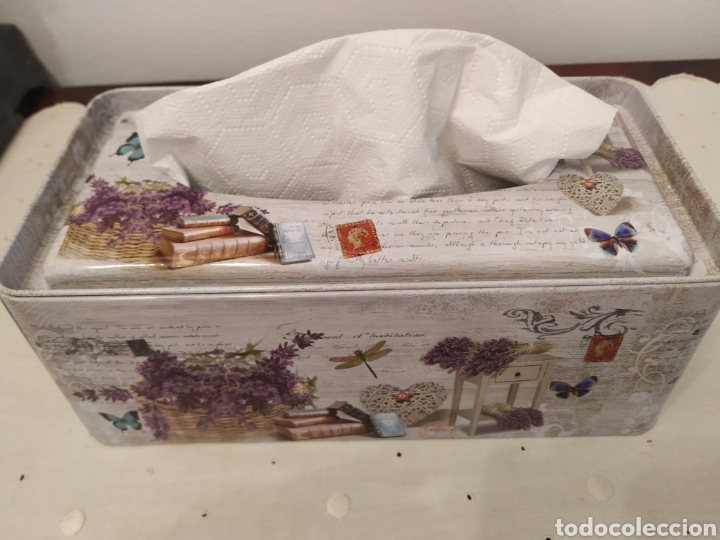 Antig&uuml;edades: Caja tissues comprada en boutique - Foto 9