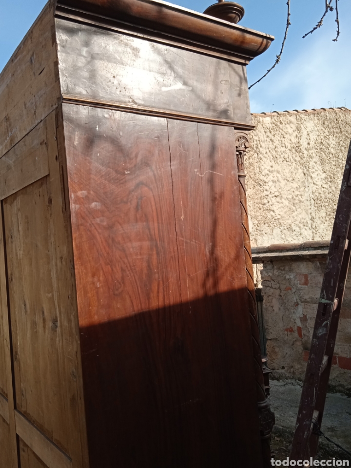 Antig&uuml;edades: Armario antiguo de nogal - Foto 13