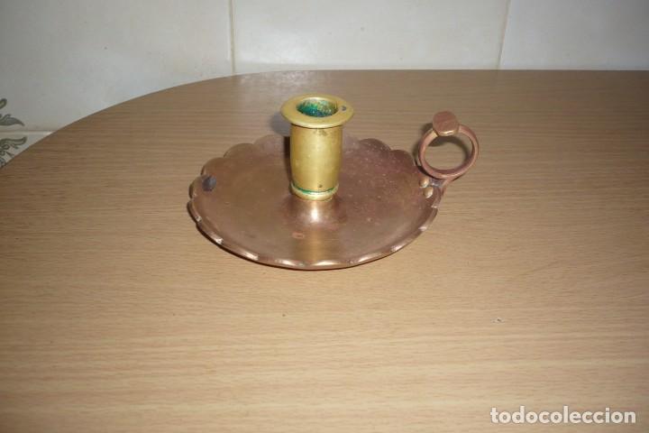Antig&uuml;edades: Antigua Palmatoria de Bronce - Lat&oacute;n - Foto 1