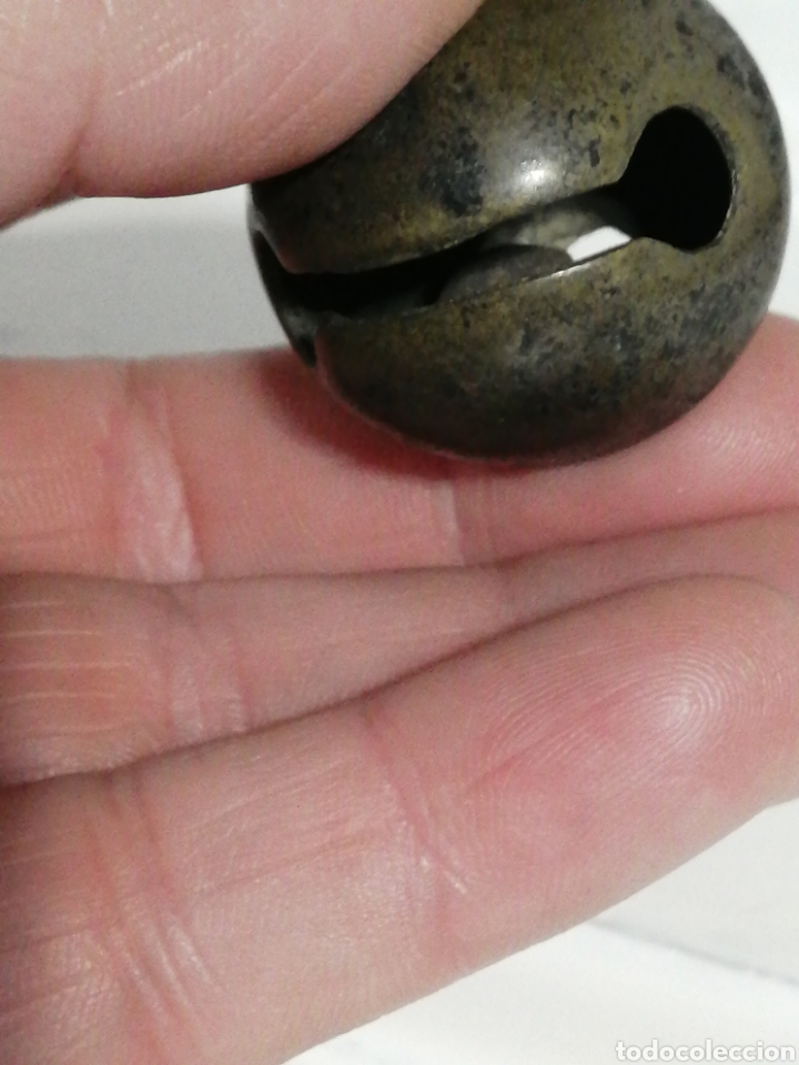 Antig&uuml;edades: ANTIGUO CASCABEL DE BRONCE N. 5 - Foto 4