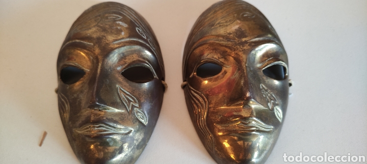 Antig&uuml;edades: M&aacute;scaras de bronce - Foto 1