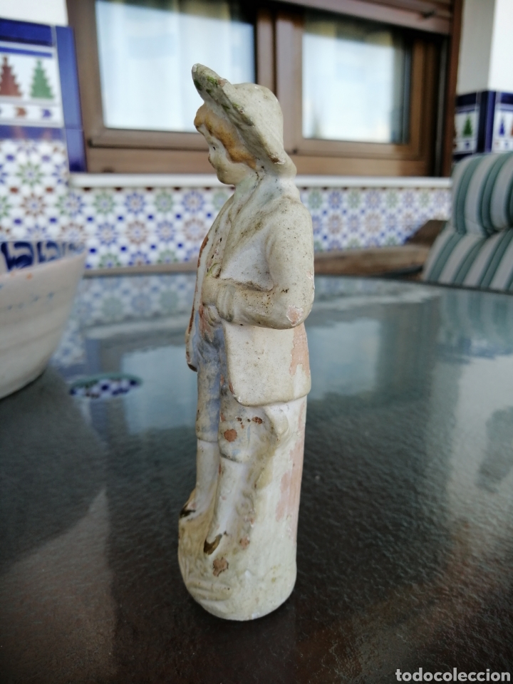 Antig&uuml;edades: Bonita figura de biscuit. - Foto 4