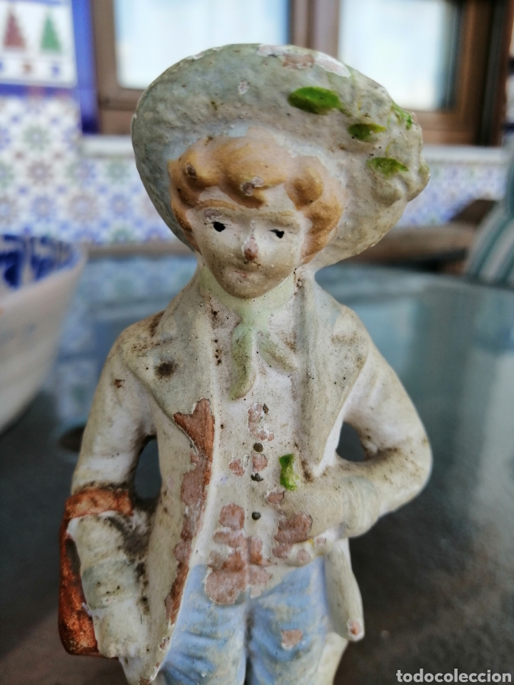 Antig&uuml;edades: Bonita figura de biscuit. - Foto 1