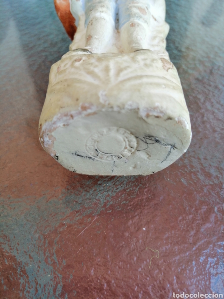 Antig&uuml;edades: Bonita figura de biscuit. - Foto 6