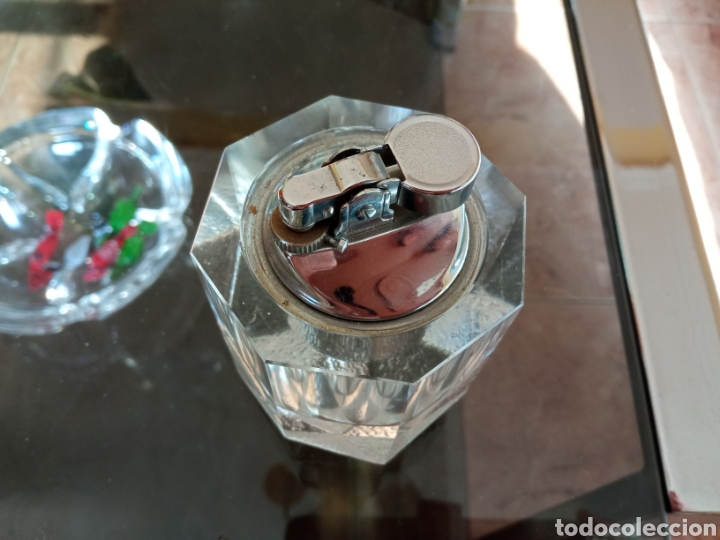 Antig&uuml;edades: Mechero en cristal macizo de Murano - Foto 2