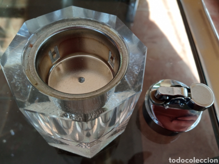 Antig&uuml;edades: Mechero en cristal macizo de Murano - Foto 3