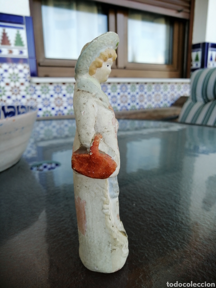 Antig&uuml;edades: Bonita figura de biscuit. - Foto 7