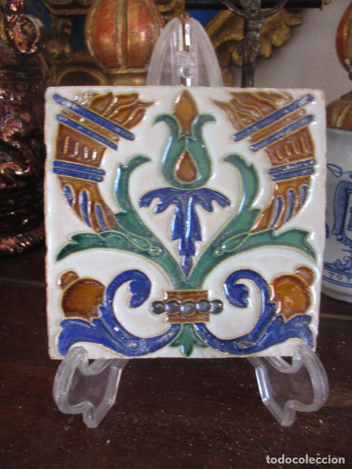 Antig&uuml;edades: azulejo pickman la Cartuja - Foto 1