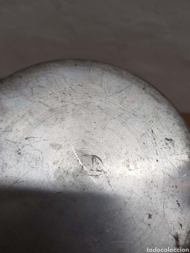 Antig&uuml;edades: Lechera de aluminio de 2L - Foto 4