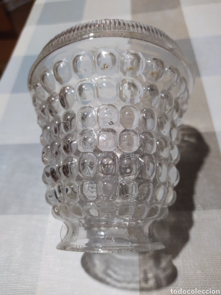 Antig&uuml;edades: TULIPA DE CRISTAL TALLADO. - Foto 5