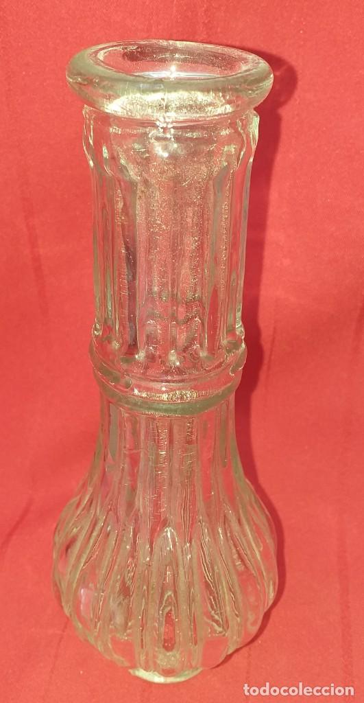 Antig&uuml;edades: CUELLO DE L&Aacute;MPARA DE CRISTAL - Foto 2