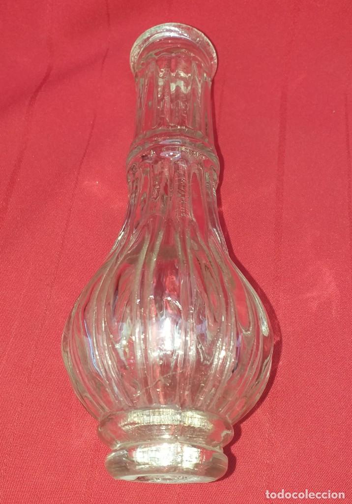 Antig&uuml;edades: CUELLO DE L&Aacute;MPARA DE CRISTAL - Foto 5