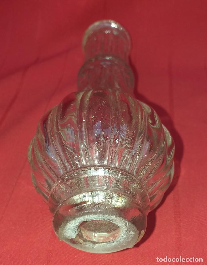 Antig&uuml;edades: CUELLO DE L&Aacute;MPARA DE CRISTAL - Foto 6