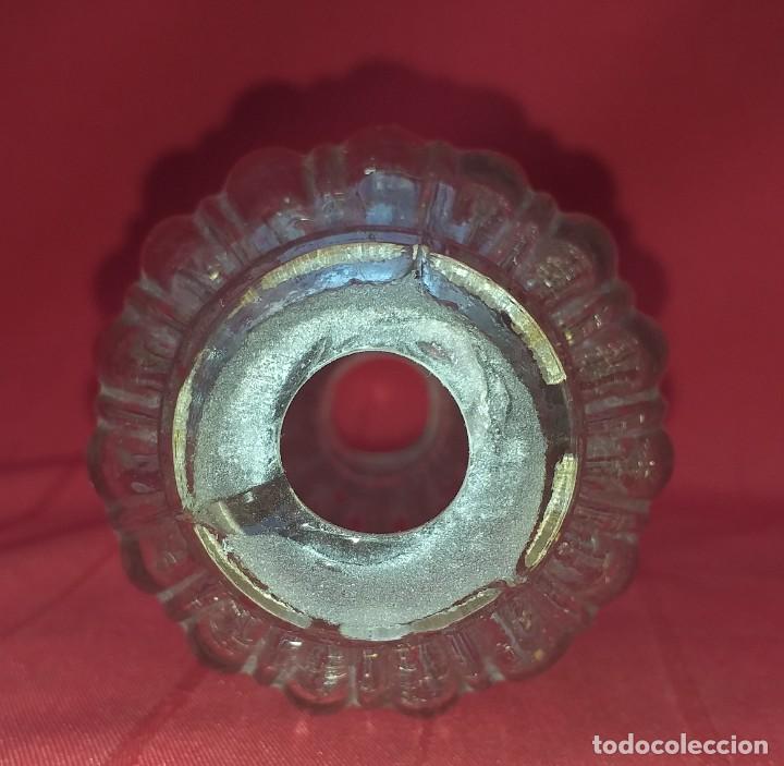 Antig&uuml;edades: CUELLO DE L&Aacute;MPARA DE CRISTAL - Foto 7