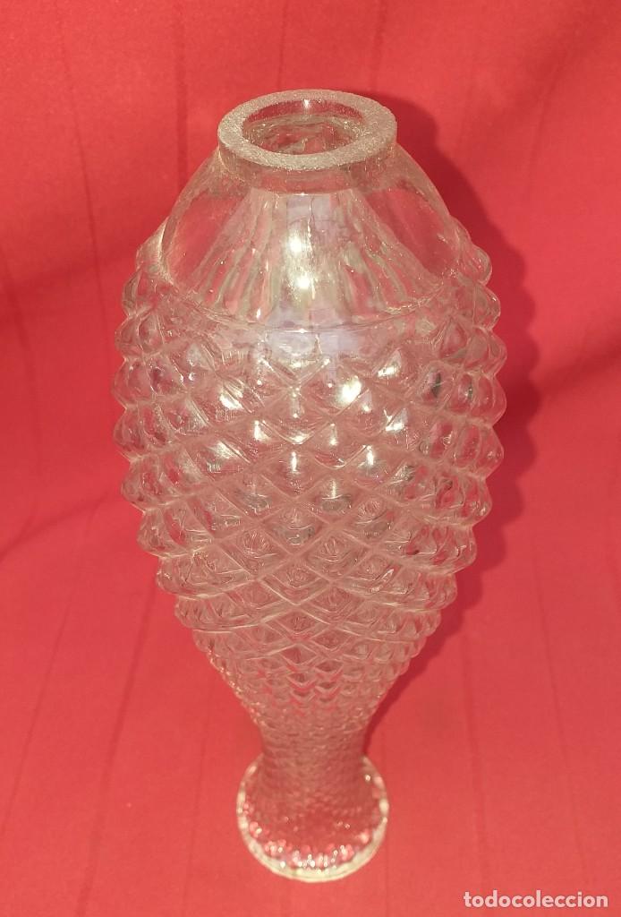 Antig&uuml;edades: CUELLO DE L&Aacute;MPARA DE CRISTAL - Foto 6
