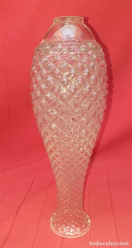 Antig&uuml;edades: CUELLO DE L&Aacute;MPARA DE CRISTAL - Foto 7