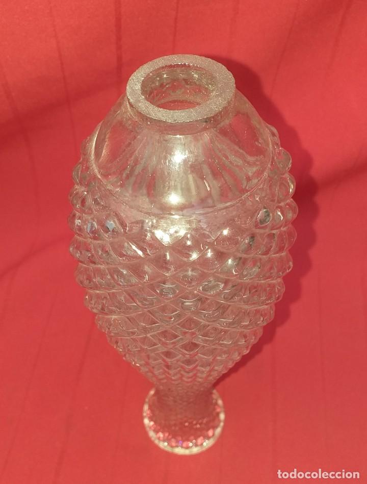 Antig&uuml;edades: CUELLO DE L&Aacute;MPARA DE CRISTAL - Foto 9