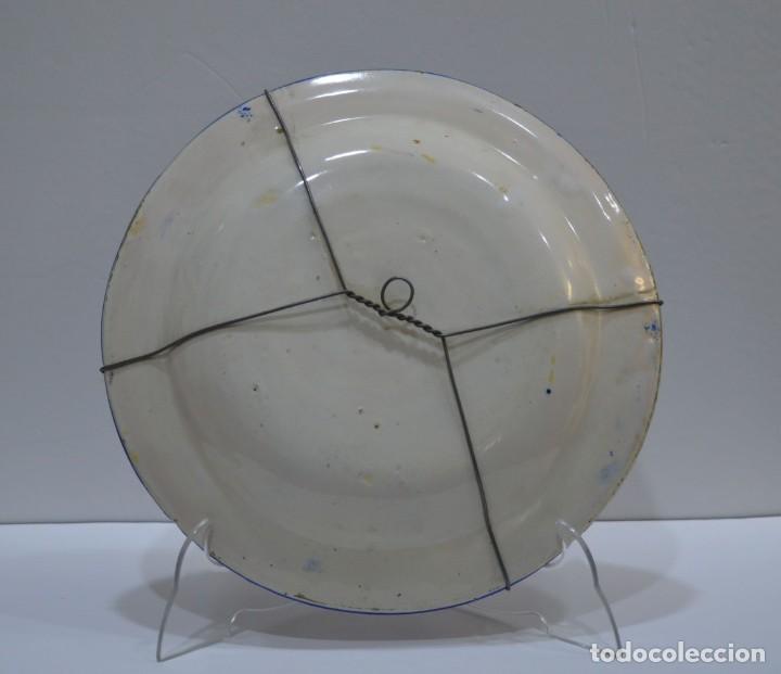 Antig&uuml;edades: Manises, Plato cer&aacute;mica - Foto 2