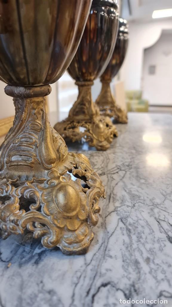 Antig&uuml;edades: Juego estilo barroco/rococ&oacute; de repisa. - Foto 13