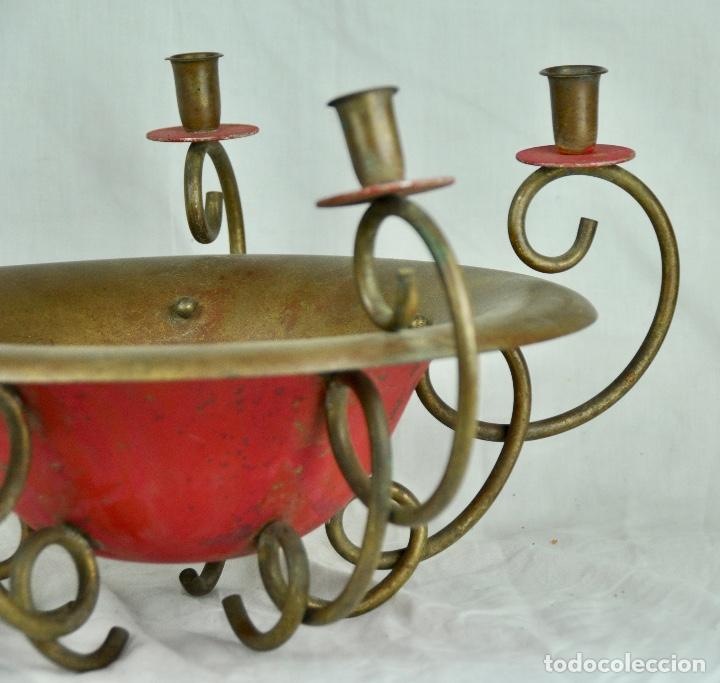 Antig&uuml;edades: Centro de mesa candelabro - Foto 4
